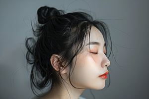 妆造发型高清美妆摄影图