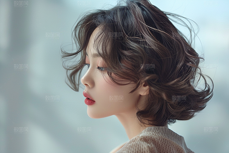妆造发型彩妆高清摄影图