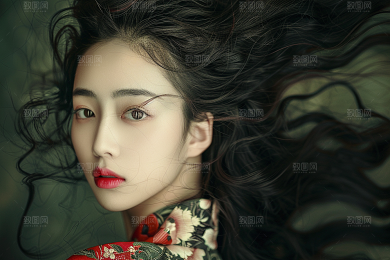 妆造发型高清人物摄影图