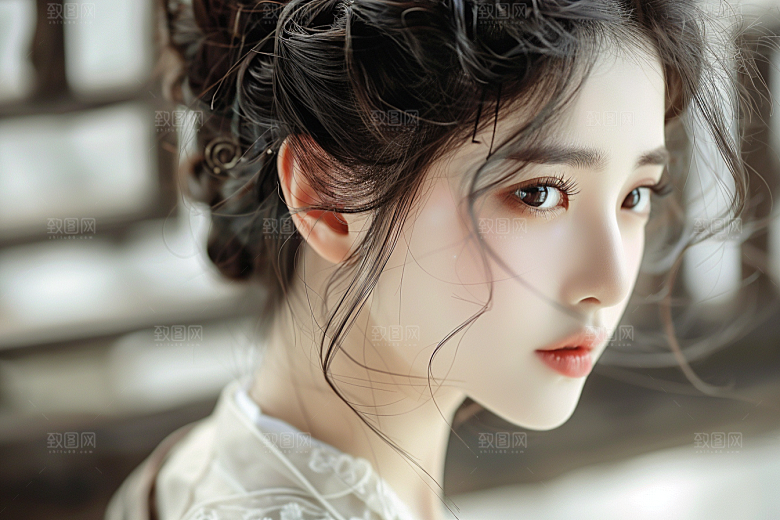 妆造发型高清人物摄影图