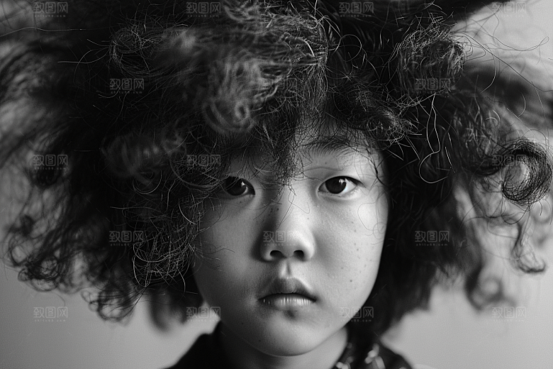 妆造发型肖像写真摄影图