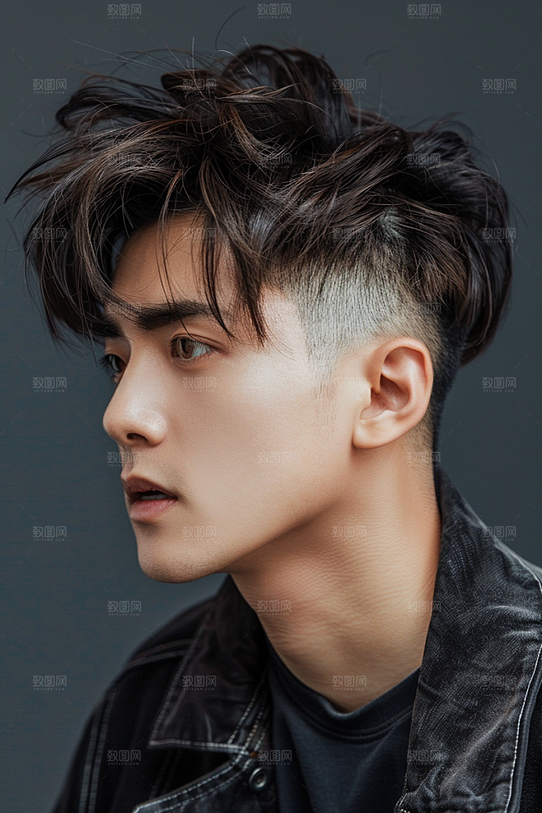 妆造发型写真艺术发型摄影图