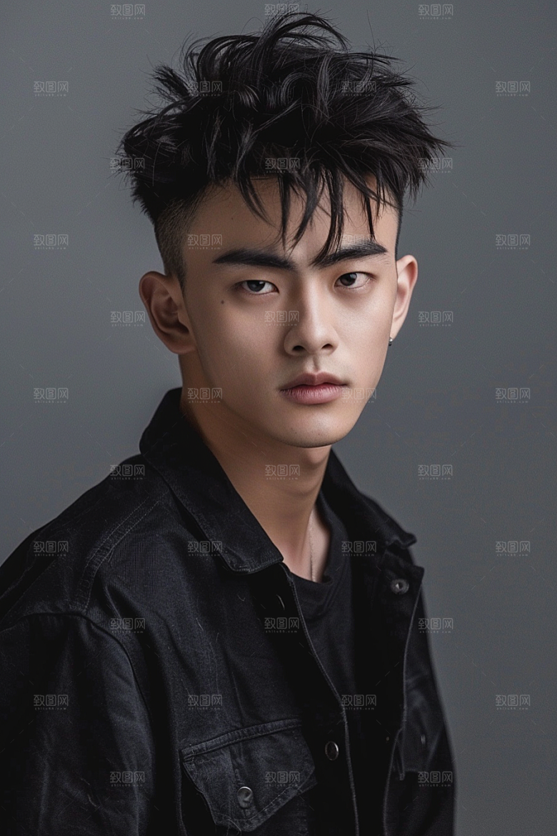 妆造发型写真人物摄影图