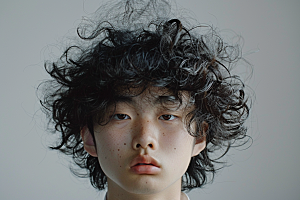 妆造发型艺术发型人物摄影图