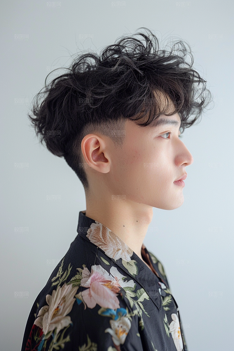 妆造发型高清写真摄影图