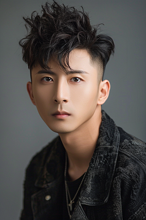 妆造发型艺术发型美妆摄影图