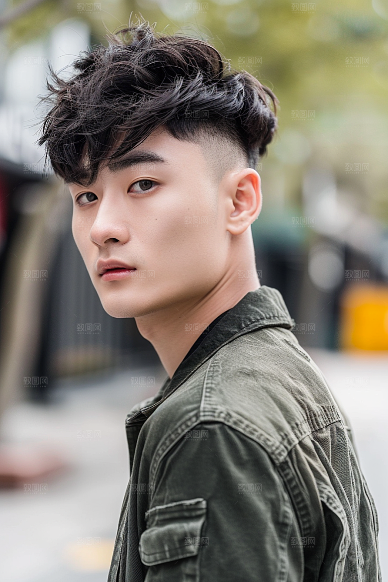 妆造发型肖像写真摄影图
