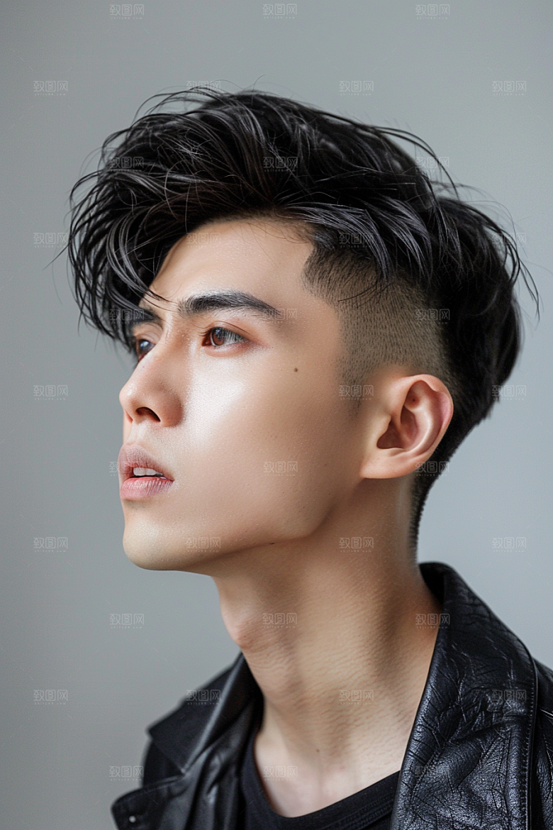 妆造发型人物写真摄影图