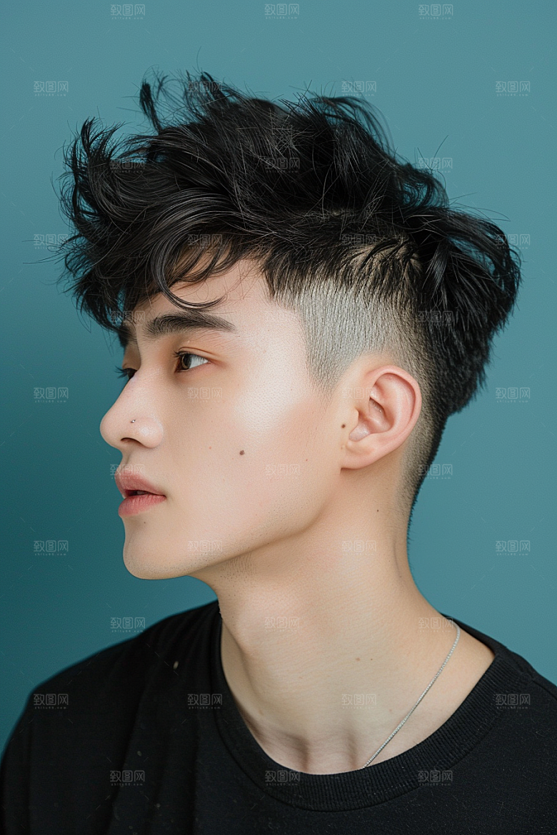 妆造发型人物写真摄影图