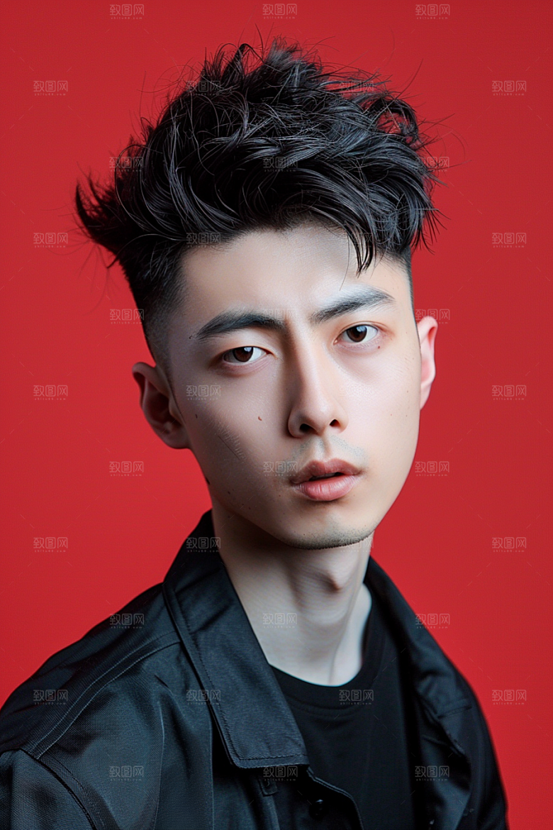 妆造发型唯美高清摄影图