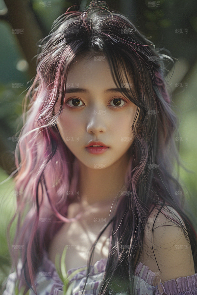 妆造发型人物肖像摄影图