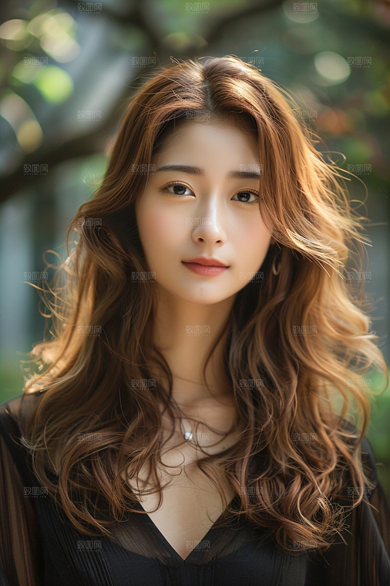 妆造发型艺术发型美妆造型摄影图