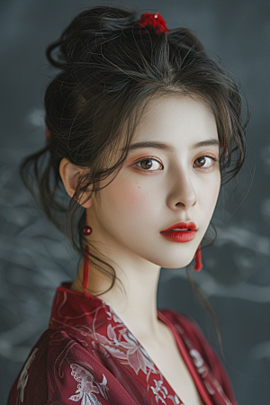 妆造发型写真美妆造型摄影图