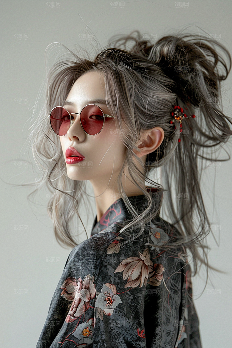 妆造发型美妆美妆造型摄影图