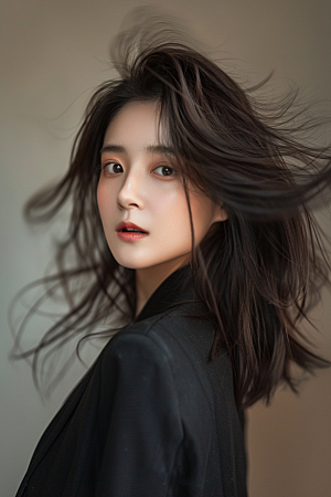 妆造发型彩妆人物摄影图