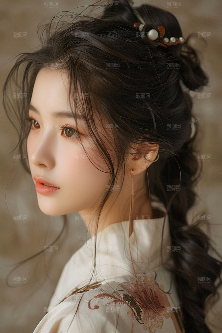 妆造发型彩妆美妆造型摄影图