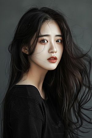 妆造发型美妆高清摄影图