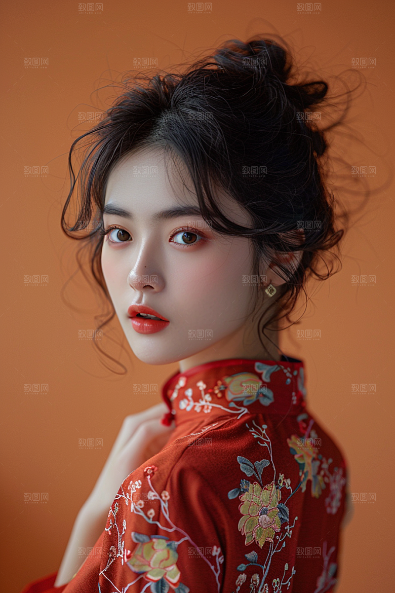 妆造发型肖像人物摄影图