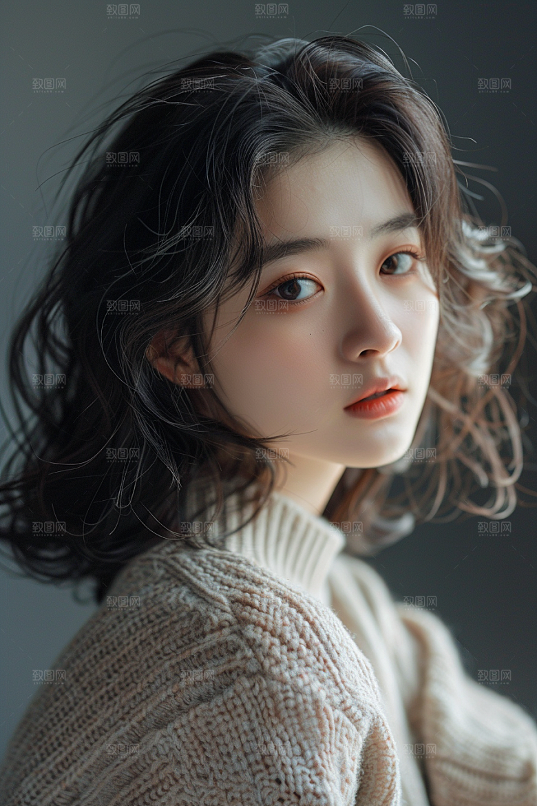 妆造发型肖像人物摄影图
