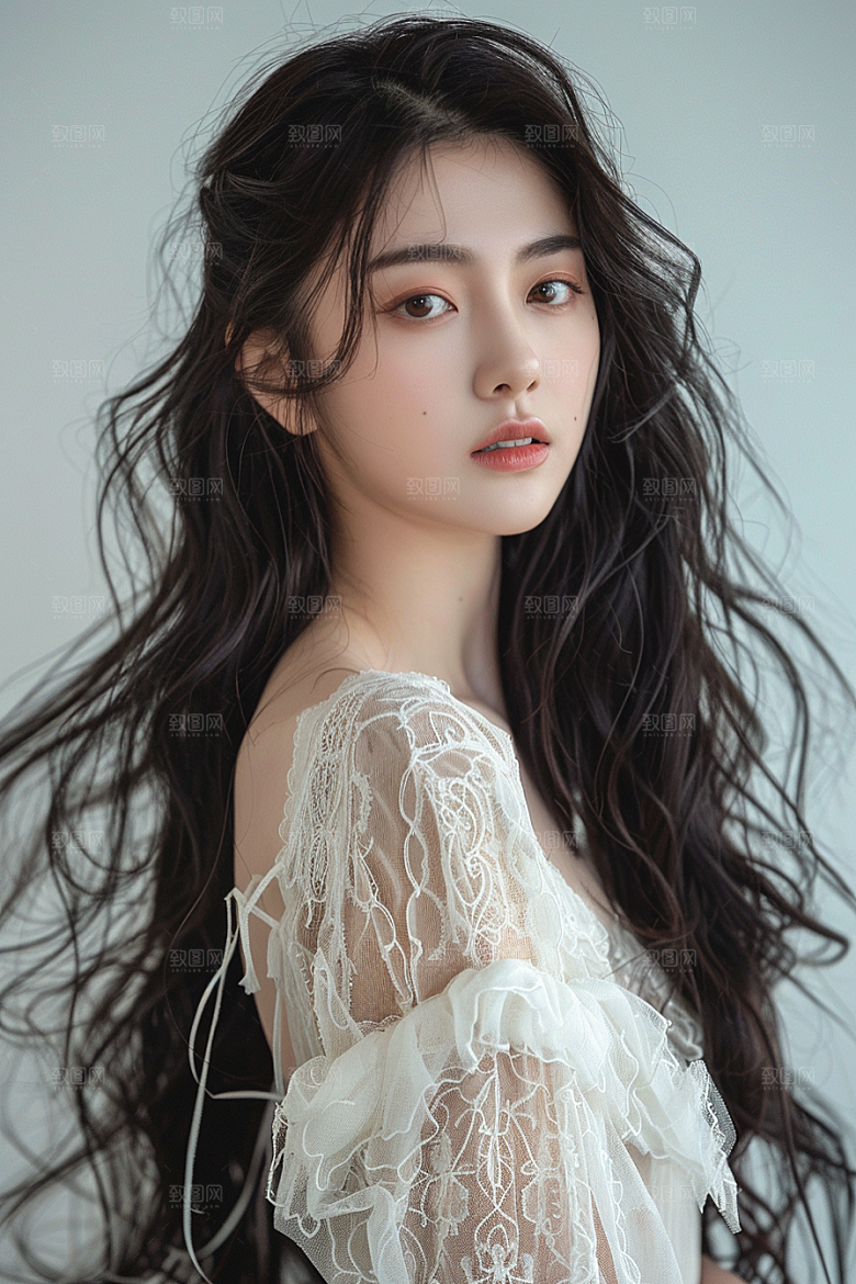 妆造发型肖像美妆摄影图
