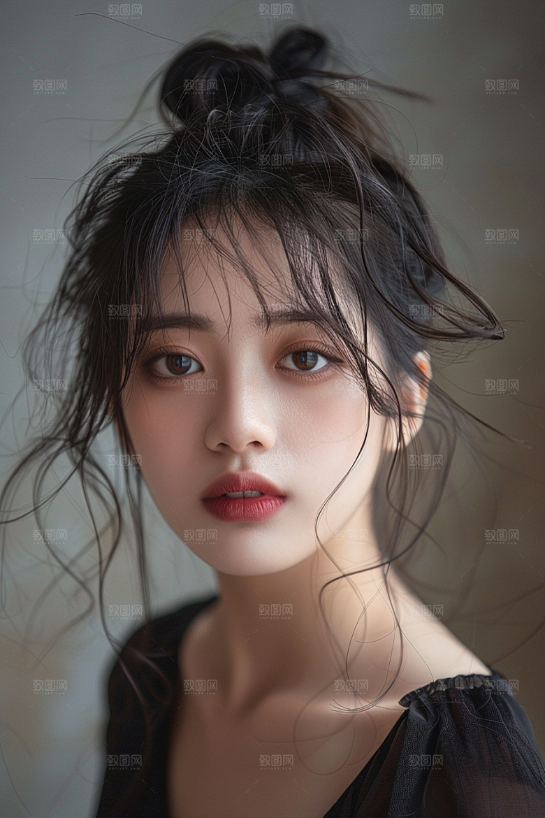 妆造发型肖像美妆摄影图