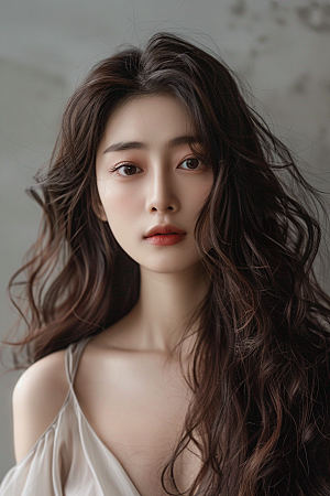 妆造发型美妆造型艺术摄影图