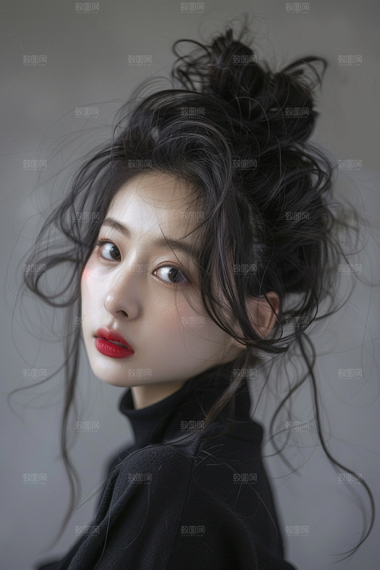 妆造发型美妆美妆造型摄影图