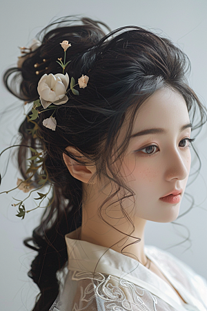 妆造发型艺术高清摄影图