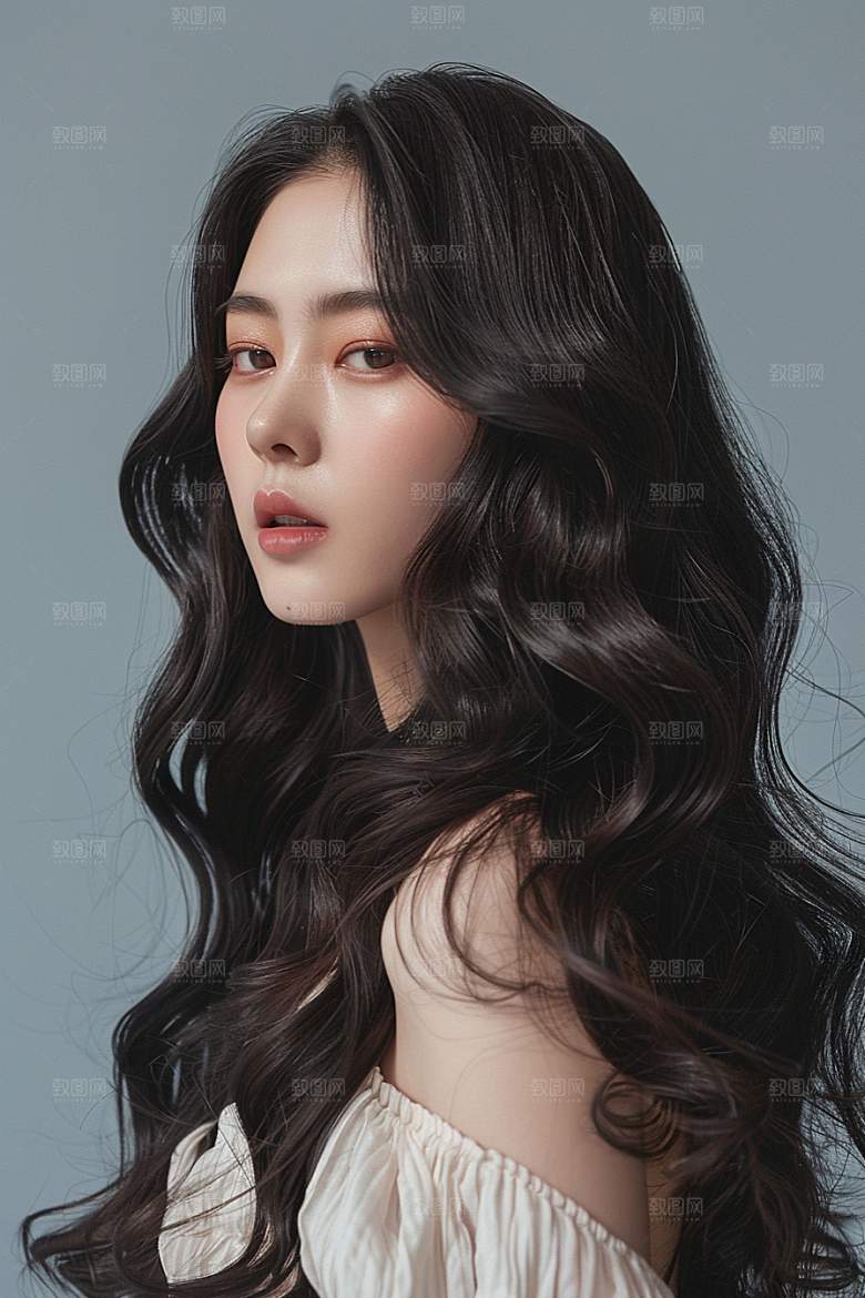 妆造发型肖像美妆摄影图