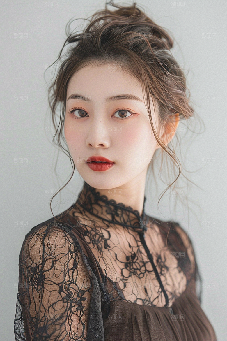 妆造发型肖像人物摄影图