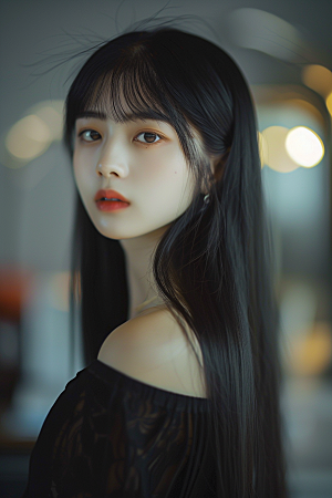 妆造发型艺术唯美摄影图