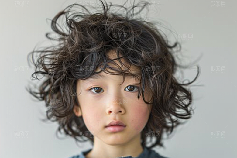 妆造发型人物写真摄影图