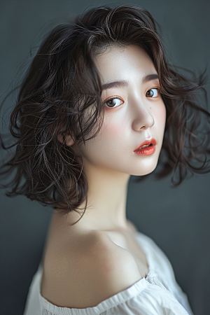 妆造发型艺术唯美摄影图