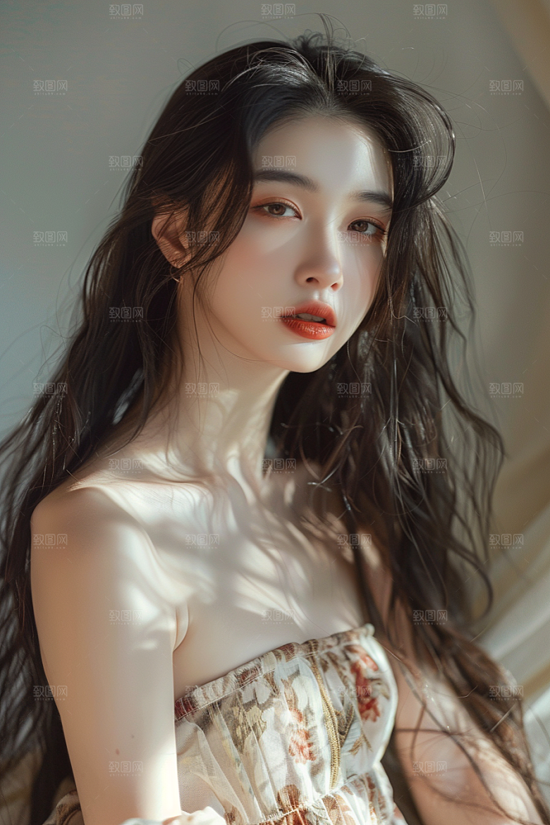 妆造发型高清人物摄影图