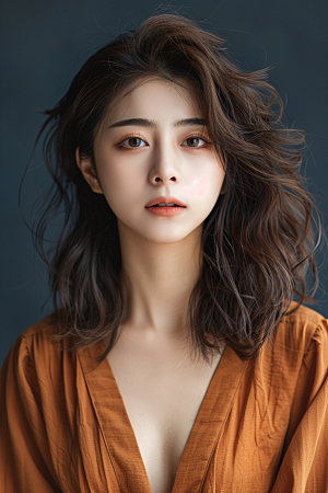 妆造发型肖像美妆摄影图