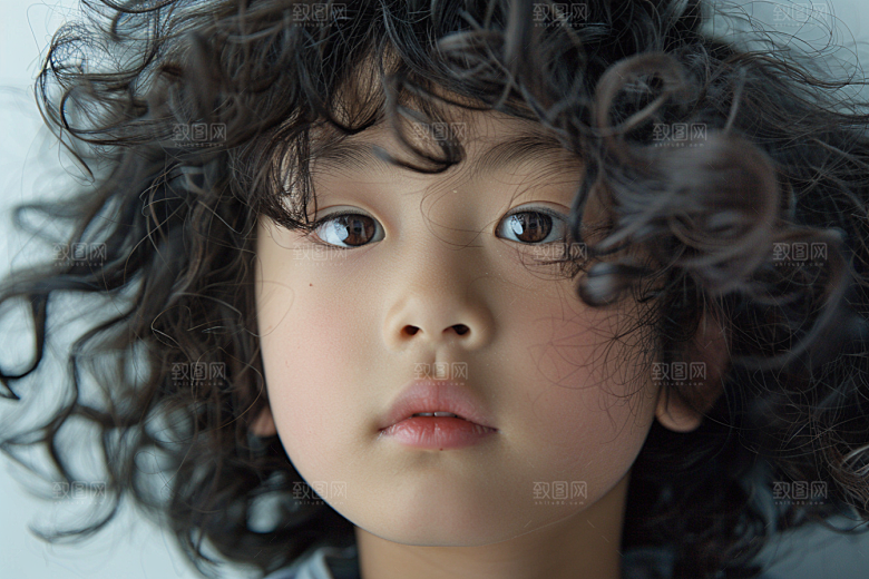 妆造发型唯美彩妆摄影图