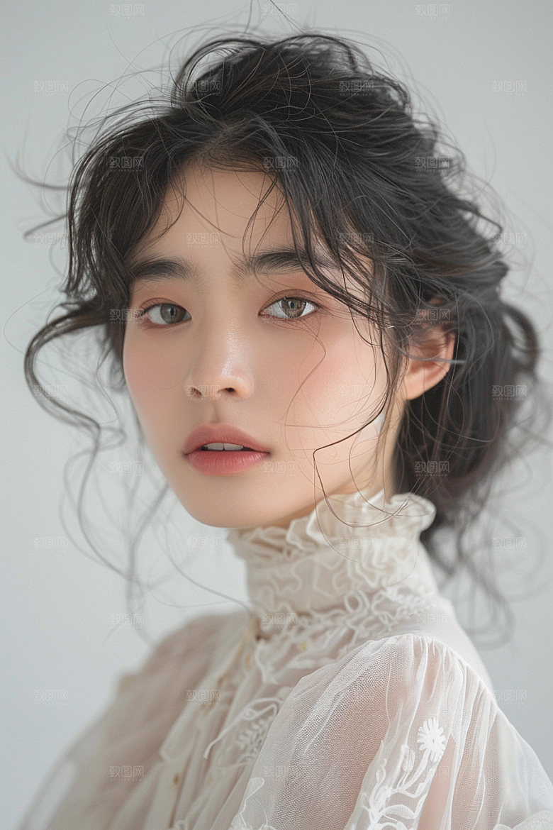 妆造发型艺术彩妆摄影图