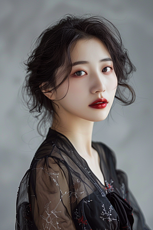 妆造发型艺术高清摄影图