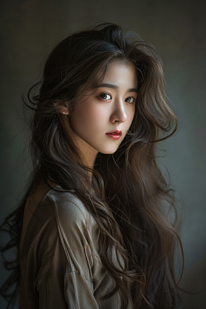 妆造发型肖像人物摄影图