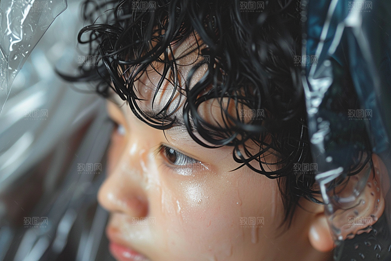 妆造发型艺术发型彩妆摄影图
