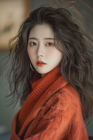 妆造发型彩妆美妆摄影图
