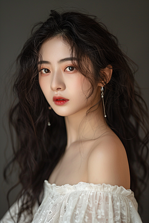 妆造发型肖像人物摄影图
