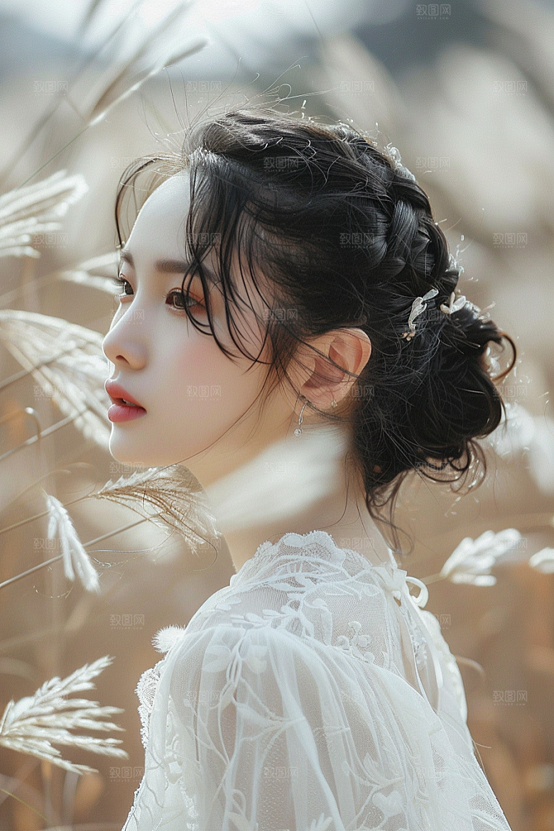 妆造发型高清人物摄影图