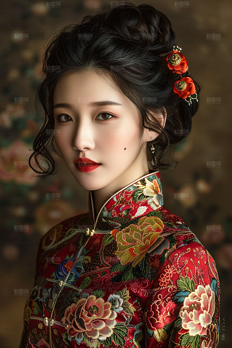 妆造发型彩妆肖像摄影图