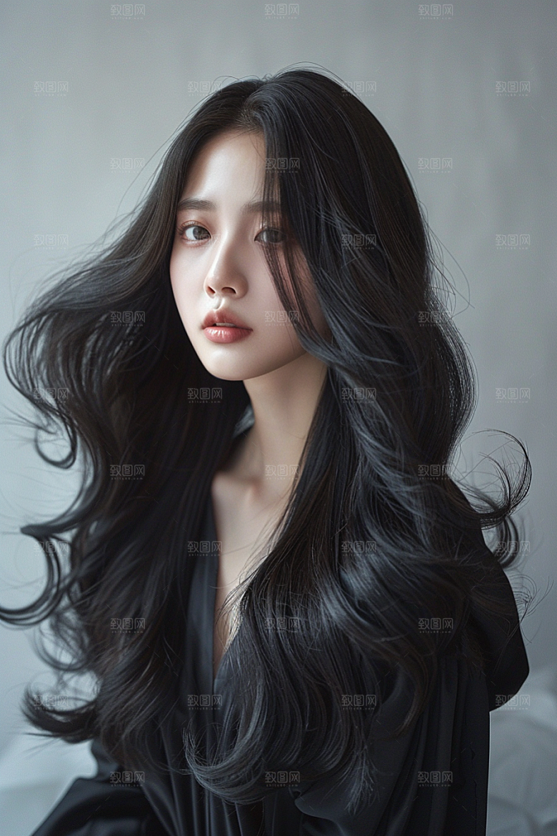 妆造发型美妆造型人物摄影图