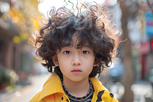 妆造发型人物写真摄影图