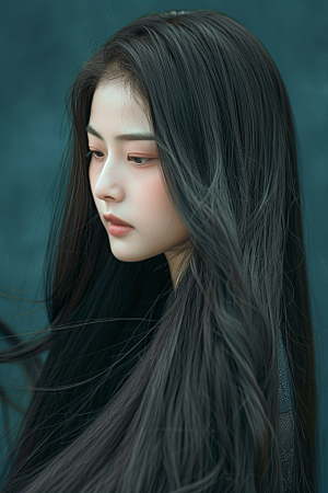 妆造发型写真艺术摄影图