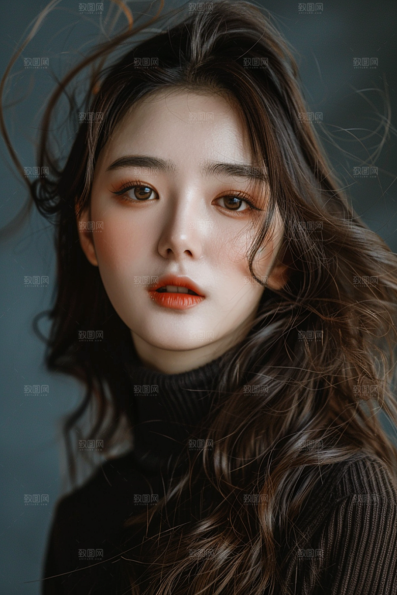 妆造发型美妆高清摄影图