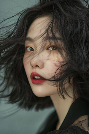 妆造发型彩妆肖像摄影图