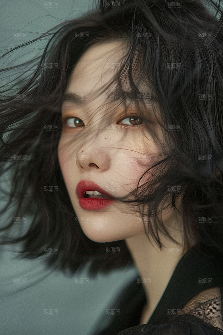 妆造发型彩妆肖像摄影图